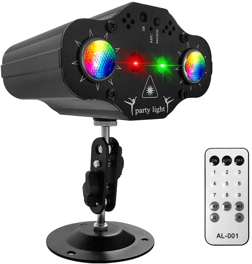 RGB Laser Party Light with Sound Control