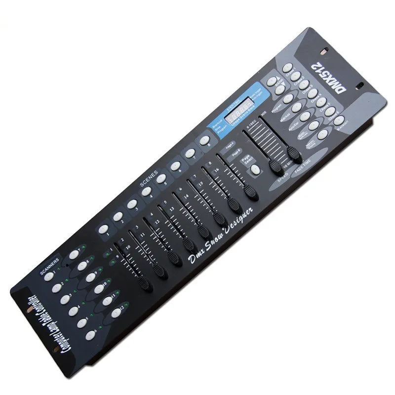 192-Channel DMX Lighting Controller Console