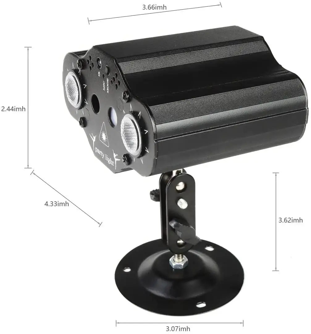 RGB Laser Party Light with Sound Control