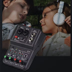 2-Channel USB Audio Interface Mixer Q12