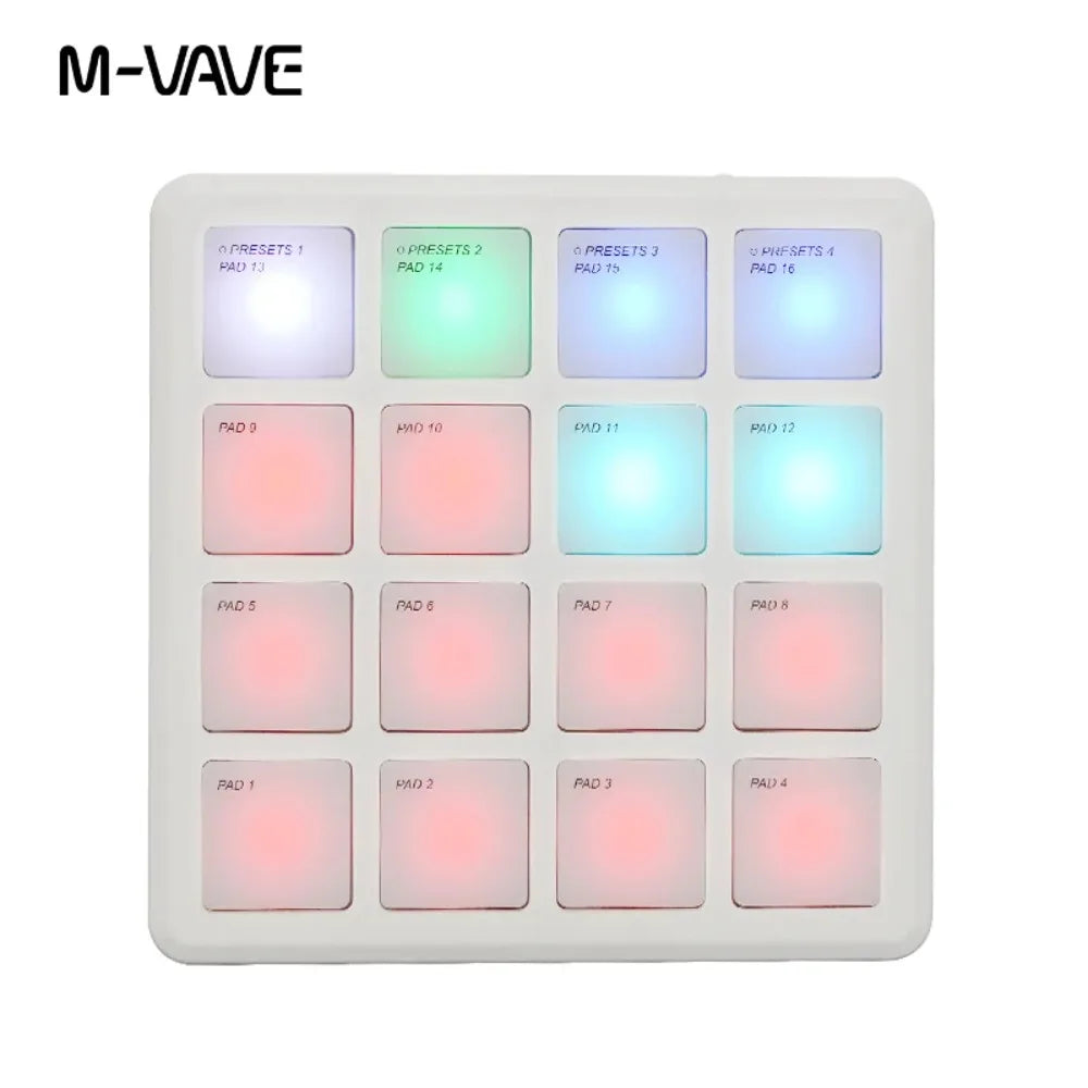M-VAVE SMC-PAD Wireless MIDI Controller