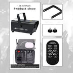 LED-600PLUS Remote-Control Fog Machine with RGB Lights