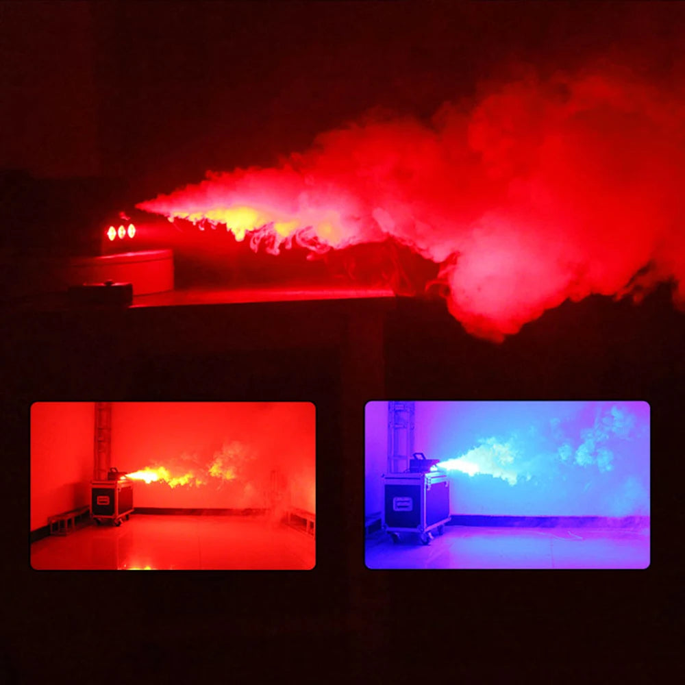 LED-600PLUS Remote-Control Fog Machine with RGB Lights