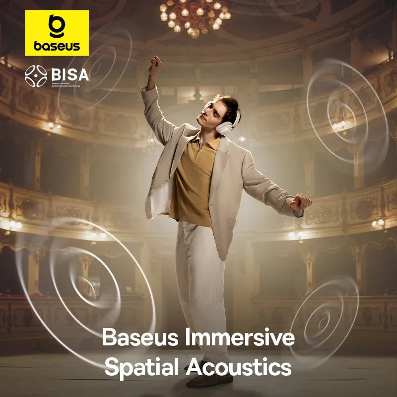 Baseus Bowie H1s Wireless Noise-Canceling Headphones