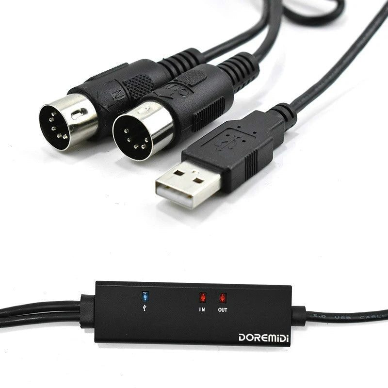 USB MIDI Interface Cable MTU-10