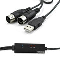 USB MIDI Interface Cable MTU-10