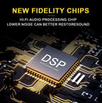 TKLBLS 6-Channel Audio Mixer USB Bluetooth DJ Studio Console