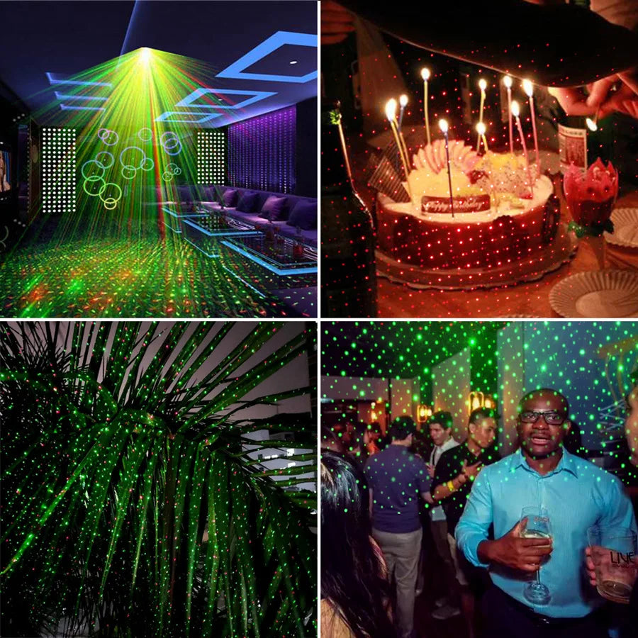 Mini Red & Green Laser Party Light Y10