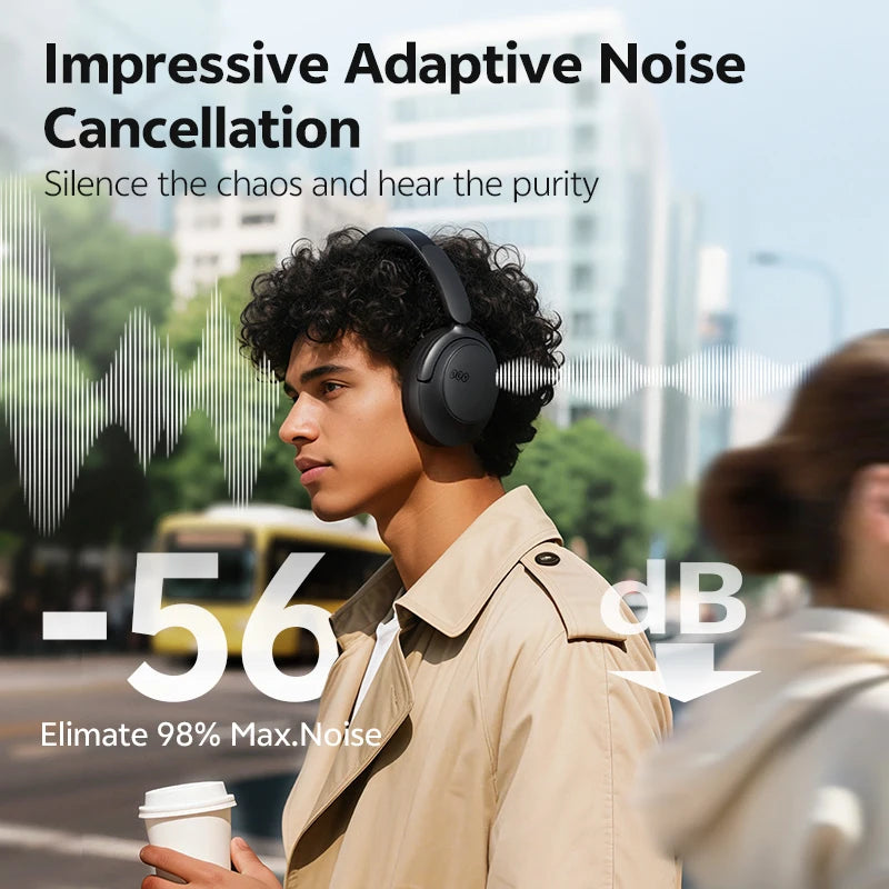 QCY H3S Over-Ear ANC Headphones with Hi-Res LDAC