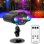 RGB Laser Party Light with Sound Control