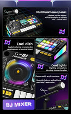 Kid DJ Mixer with Bluetooth Keyboard