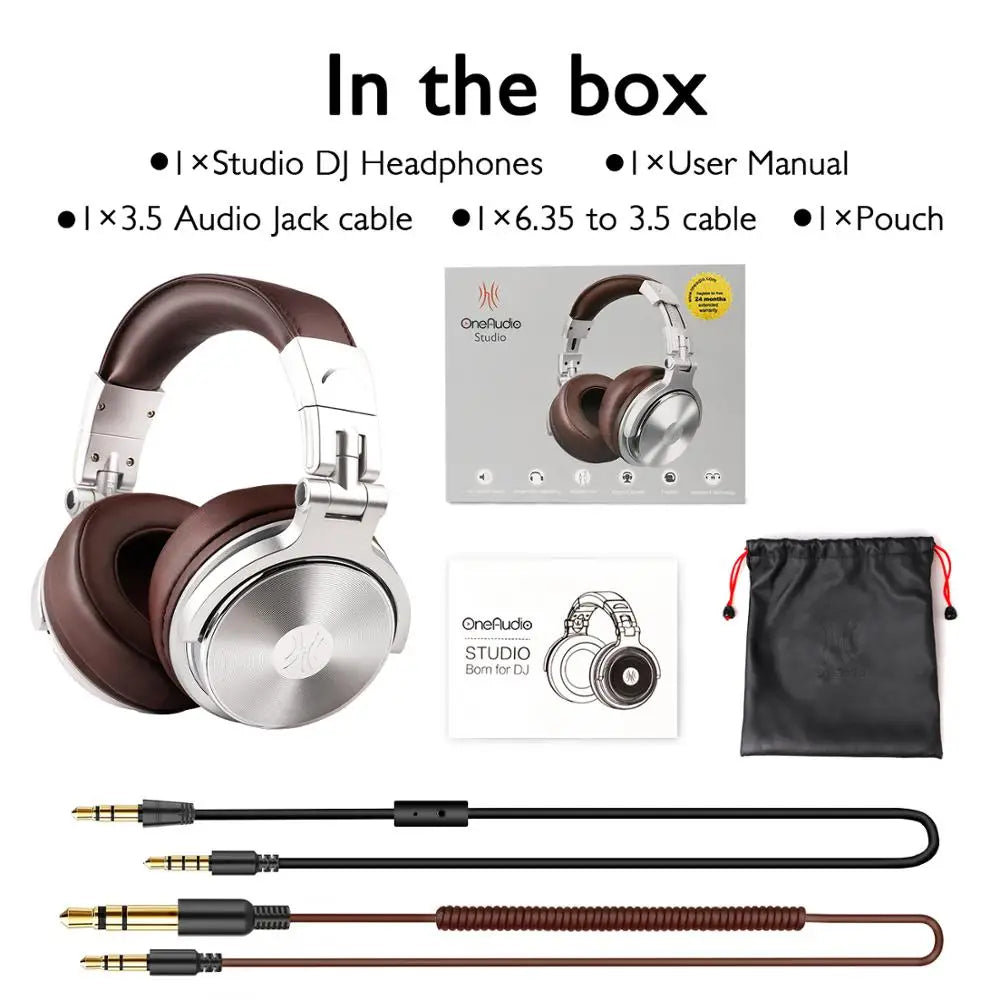 OneOdio Pro 30 Studio DJ Headphones with Microphone