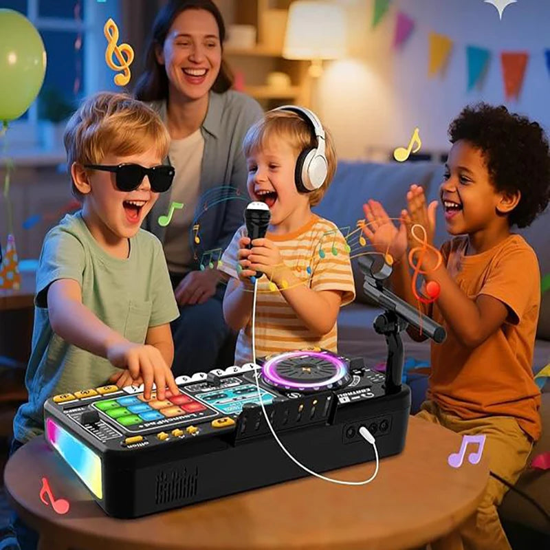 Kid DJ Mixer with Bluetooth Keyboard