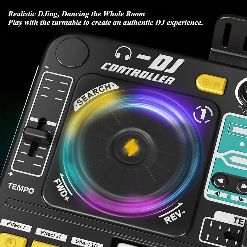 Kid DJ Mixer with Bluetooth Keyboard