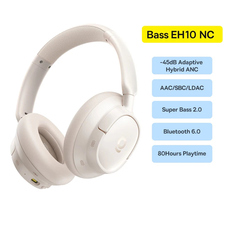 Baseus Bowie H1s Wireless Noise-Canceling Headphones