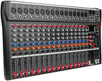 6//8/12 Channel Professional Audio Mixer  Studio Audio Console USB MP3 Input 48v Phantom Power DJ Console
