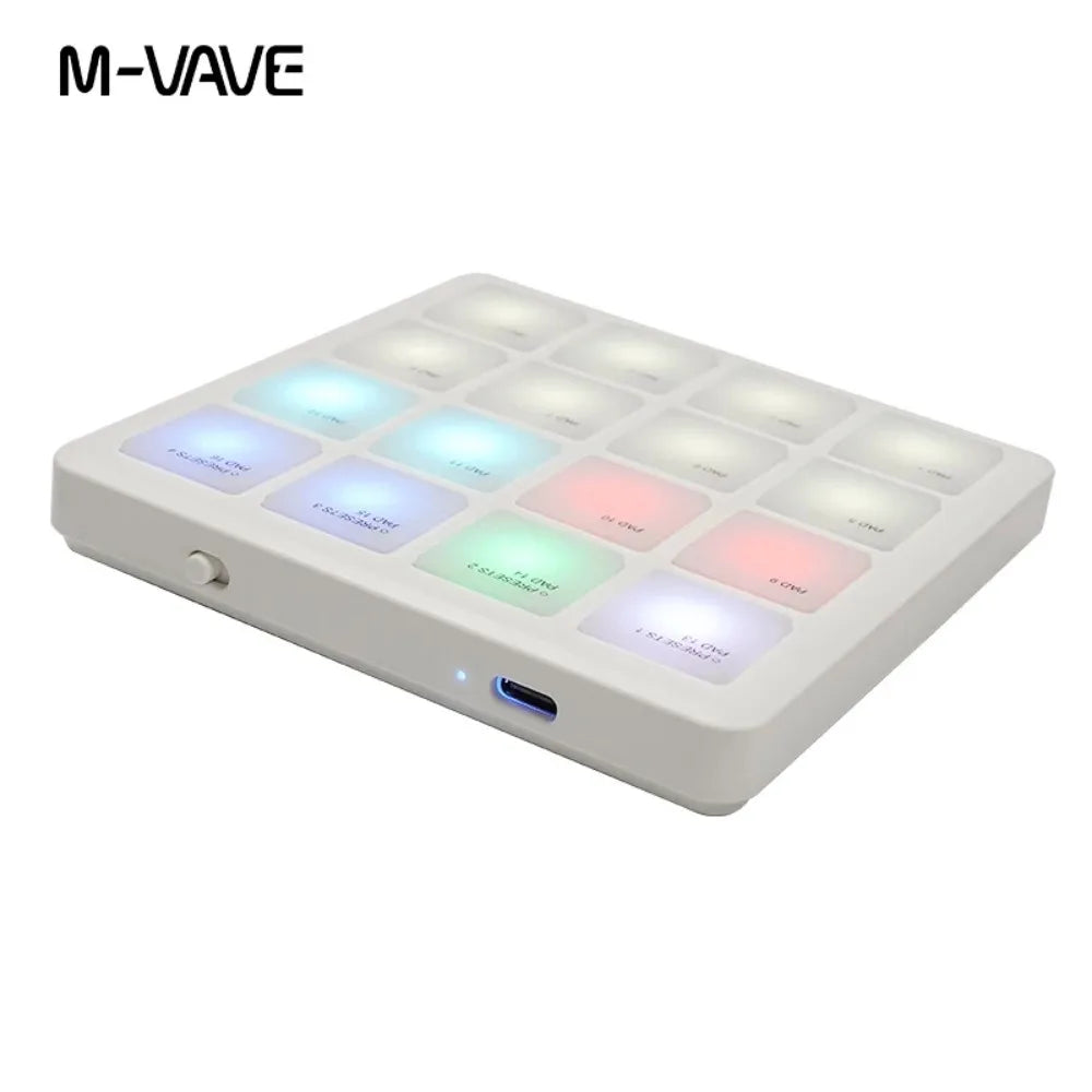 M-VAVE SMC-PAD Wireless MIDI Controller