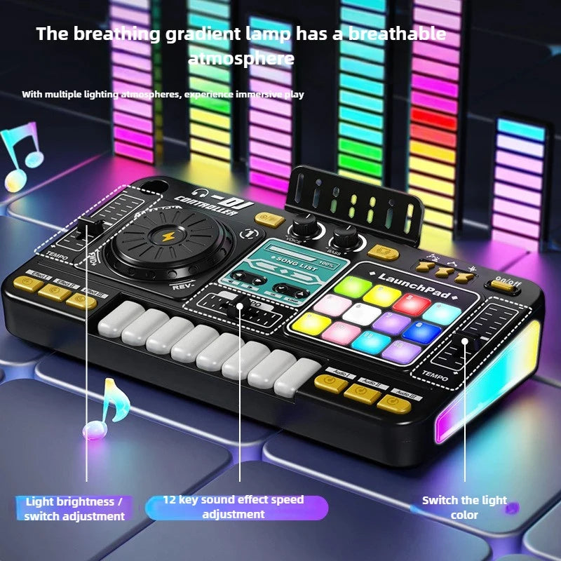 Kid DJ Mixer with Bluetooth Keyboard